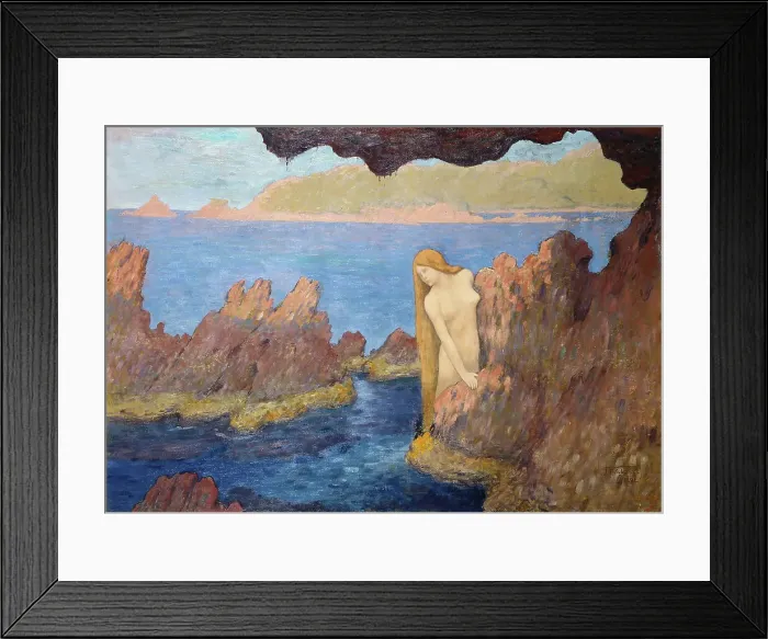 Framed Print : Thalassa, 1896. Creator: Auburtin, Jean Francis (1866-1930) Framed Print : Thalassa, 1896. Creator: Auburtin, Jean Francis (1866-1930)