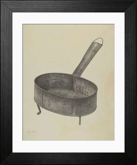 Framed Print : Ember Carrier, c. 1939. Creator: Amelia Tuccio Framed Print : Ember Carrier, c. 1939. Creator: Amelia Tuccio