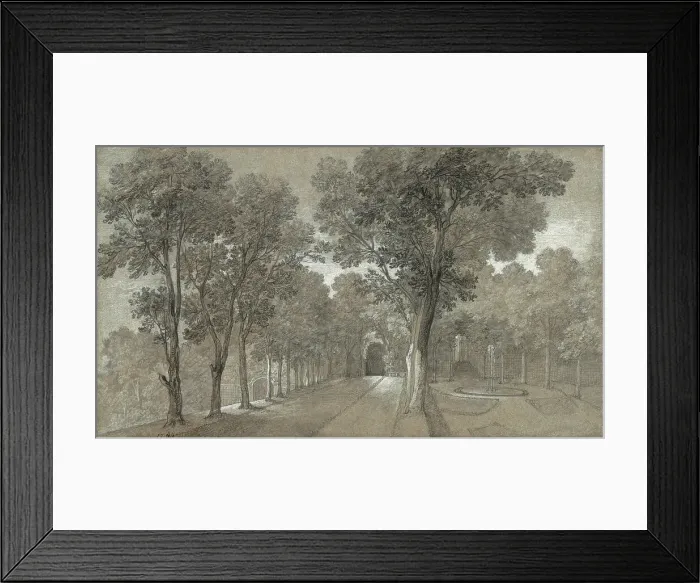 Framed Print : View of the Park at Arcueil, 1744. Creator: Jean-Baptiste Oudry Framed Print : View of the Park at Arcueil, 1744. Creator: Jean-Baptiste Oudry