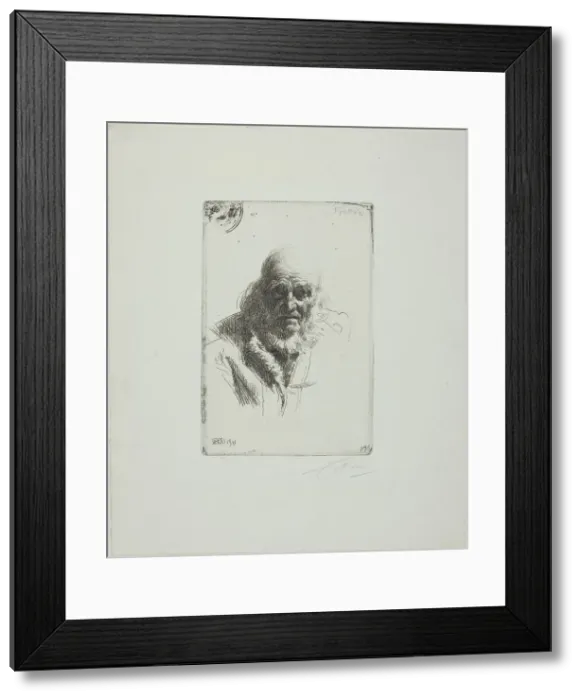 Framed Print : Djos Mats, 1911. Creator: Anders Leonard Zorn Framed Print : Djos Mats, 1911. Creator: Anders Leonard Zorn