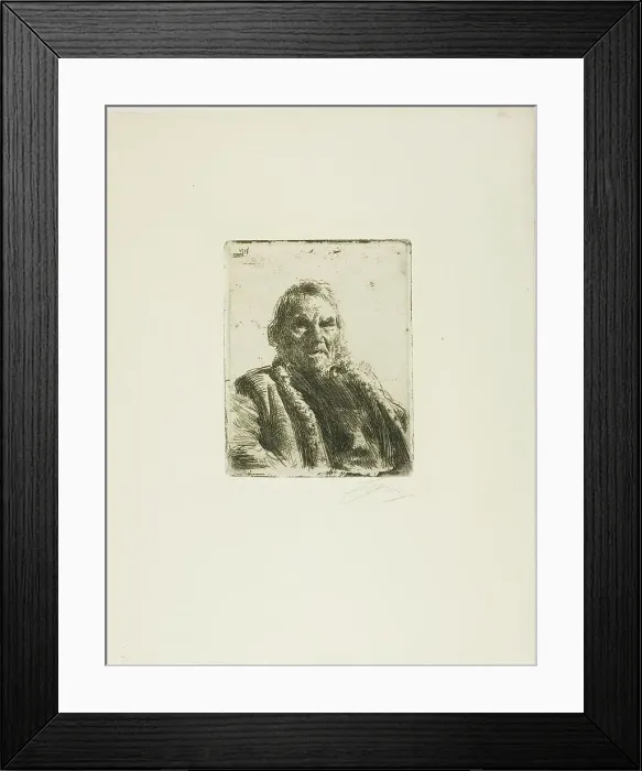 Framed Print : Old Soldier ('Prinsen'), 1911. Creator: Anders Leonard Zorn. Old Soldier ('Prinsen'), 1911. Creator: Anders Leonard Zorn Framed Print : Old Soldier ('Prinsen'), 1911. Creator: Anders Leonard Zorn. Old Soldier ('Prinsen'), 1911. Creator: Anders Leonard Zorn