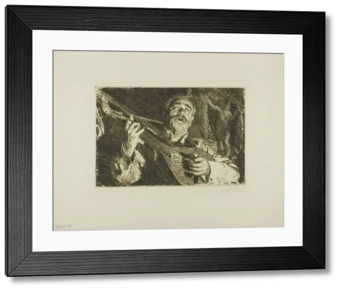 Framed Print : Vicke, 1918. Creator: Anders Leonard Zorn Framed Print : Vicke, 1918. Creator: Anders Leonard Zorn