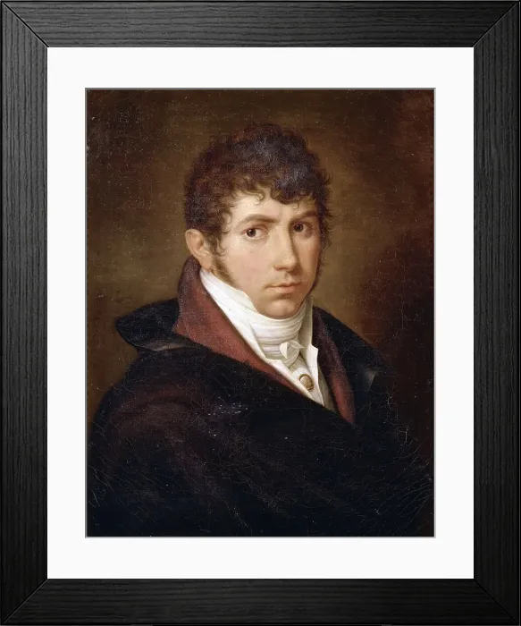 Framed Print : Self-Portrait, ca 1799. Creator: Benvenuti, Pietro (1769-1844) Framed Print : Self-Portrait, ca 1799. Creator: Benvenuti, Pietro (1769-1844)