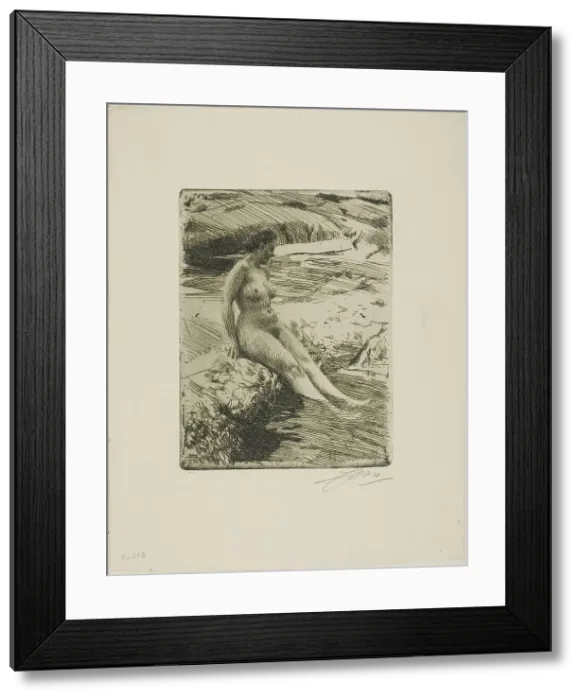Framed Print : Sandhamn, 1906. Creator: Anders Leonard Zorn Framed Print : Sandhamn, 1906. Creator: Anders Leonard Zorn