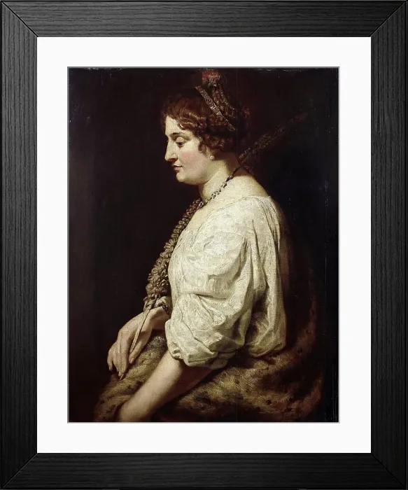 Framed Print : Saint Domitilla, ca 1606. Creator: Rubens, Pieter Paul (1577-1640) Framed Print : Saint Domitilla, ca 1606. Creator: Rubens, Pieter Paul (1577-1640)