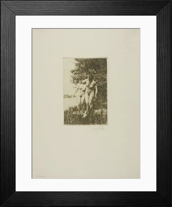Framed Print : Alder, 1917. Creator: Anders Leonard Zorn Framed Print : Alder, 1917. Creator: Anders Leonard Zorn