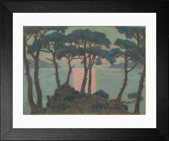 Framed Print : Cap Myrthe, c. 1898. Creator: Auburtin, Jean Francis (1866-1930) Framed Print : Cap Myrthe, c. 1898. Creator: Auburtin, Jean Francis (1866-1930)