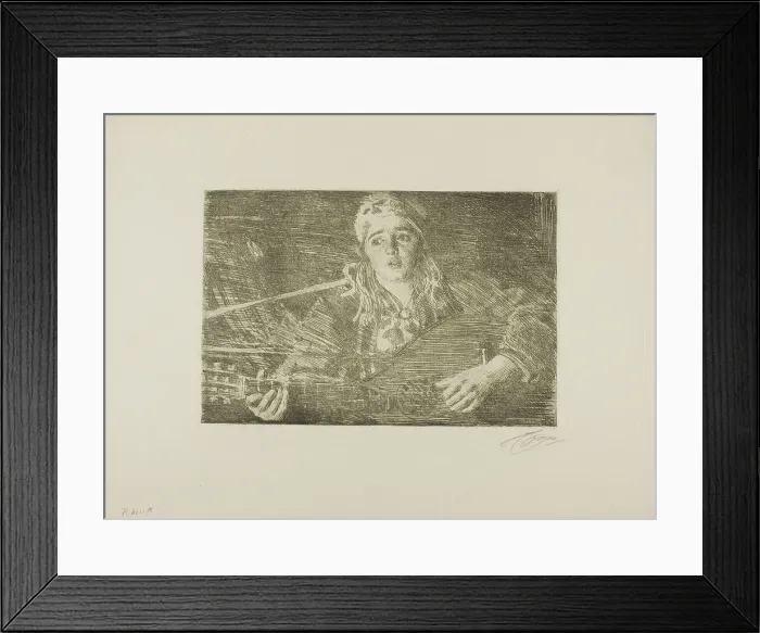 Framed Print : Ols Maria, 1919. Creator: Anders Leonard Zorn