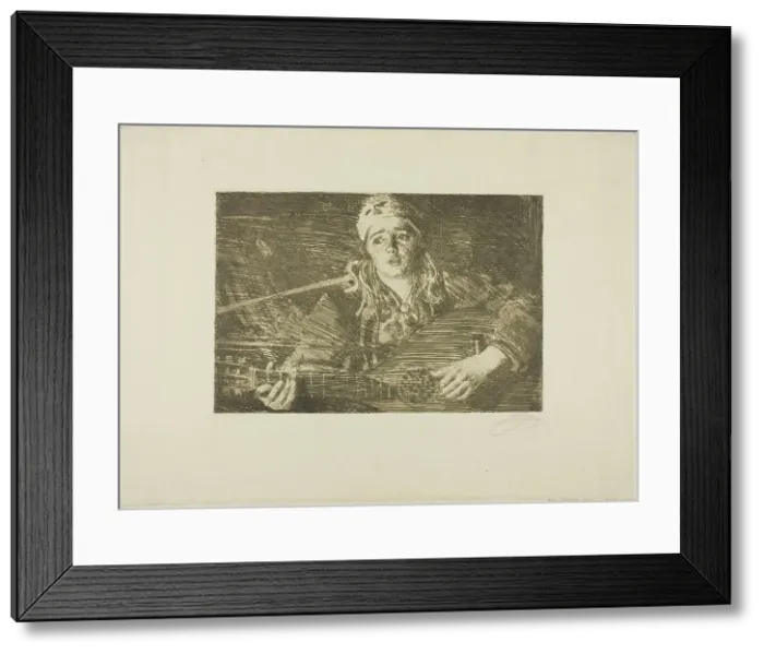 Framed Print : Ols Maria, 1919. Creator: Anders Leonard Zorn Framed Print : Ols Maria, 1919. Creator: Anders Leonard Zorn