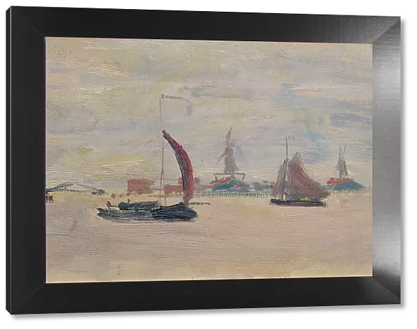 View of the Voorzaan, 1871. Creator: Monet, Claude (1840-1926)