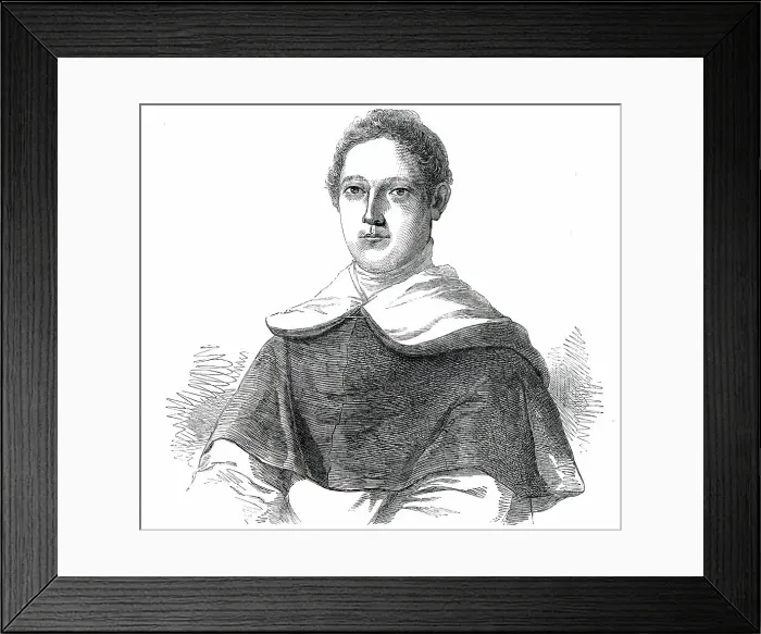 Framed Print : Dr. Giacinto Achilli, 1850. Creator: Unknown