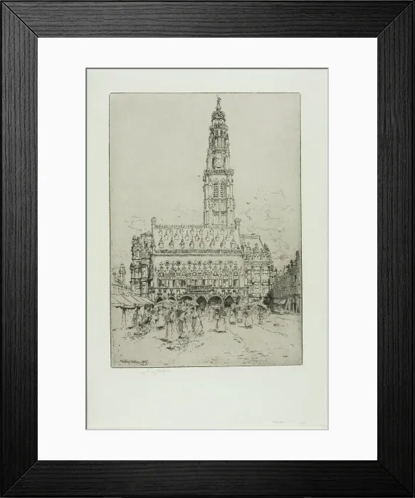 Framed Print : Arras, 1907. Creator: Charles John Watson Framed Print : Arras, 1907. Creator: Charles John Watson