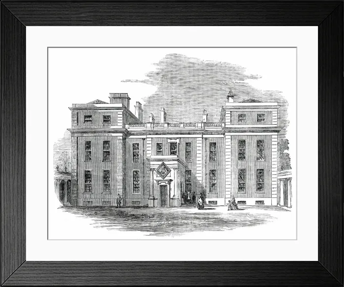 Framed Print : Marlborough House, Pall Mall, 1850. Creator: Unknown Framed Print : Marlborough House, Pall Mall, 1850. Creator: Unknown