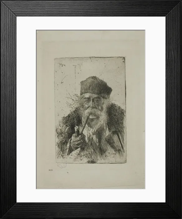 Framed Print : Executioner from Siebenbürgen, 1885. Creator: Anders Leonard Zorn Framed Print : Executioner from Siebenbürgen, 1885. Creator: Anders Leonard Zorn