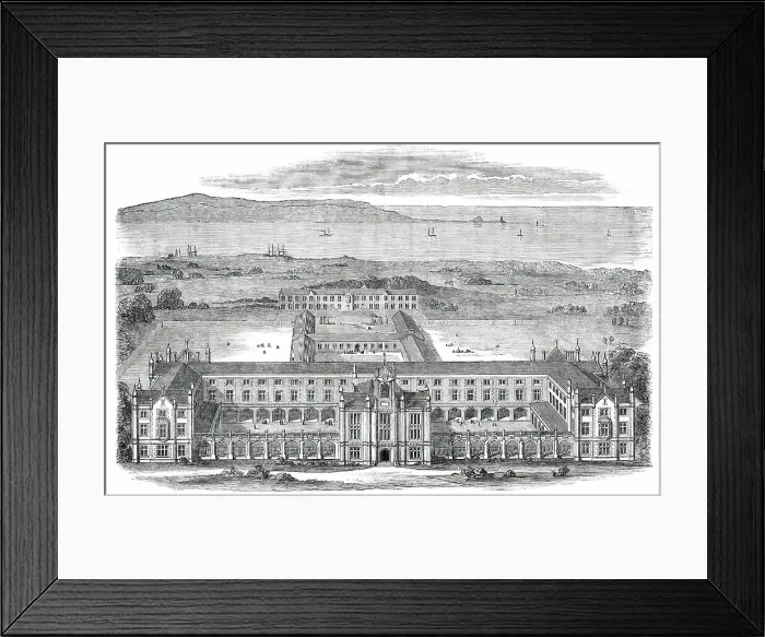 Framed Print : The Liverpool Industrial Schools, at Kirkdale, 1850. Creator: Unknown Framed Print : The Liverpool Industrial Schools, at Kirkdale, 1850. Creator: Unknown