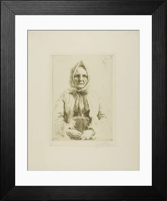 Framed Print : Mona, 1911. Creator: Anders Leonard Zorn Framed Print : Mona, 1911. Creator: Anders Leonard Zorn