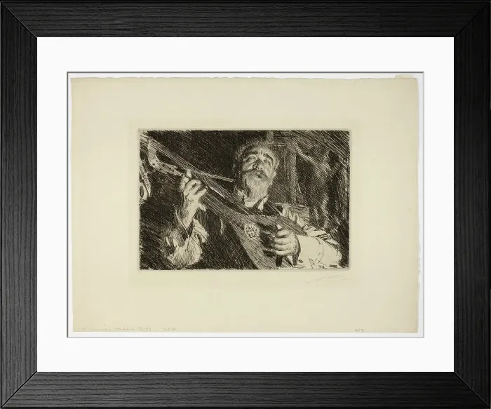 Framed Print : Vicke, 1918. Creator: Anders Leonard Zorn Framed Print : Vicke, 1918. Creator: Anders Leonard Zorn