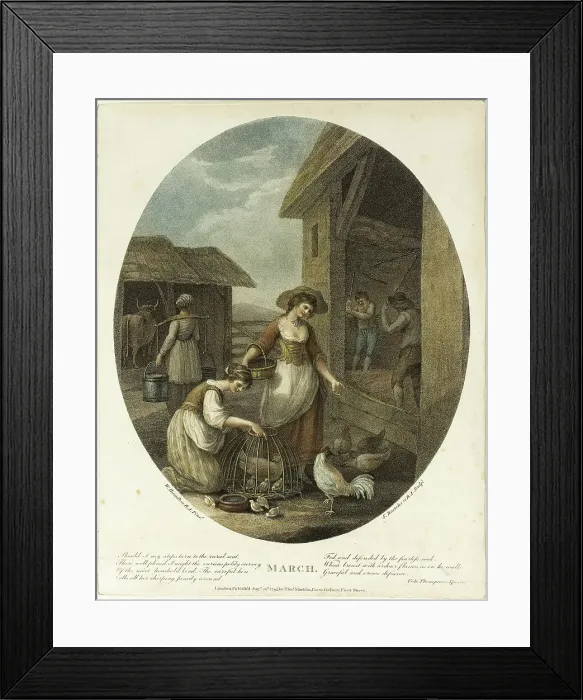 Framed Print : March, August 20, 1793. Creator: Francesco Bartolozzi Framed Print : March, August 20, 1793. Creator: Francesco Bartolozzi