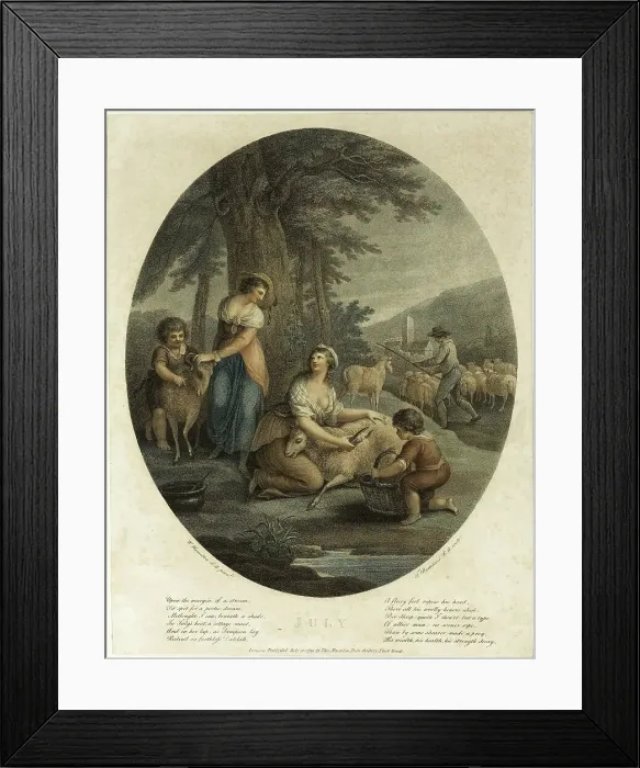 Framed Print : July, July 10, 1789. Creator: Francesco Bartolozzi Framed Print : July, July 10, 1789. Creator: Francesco Bartolozzi