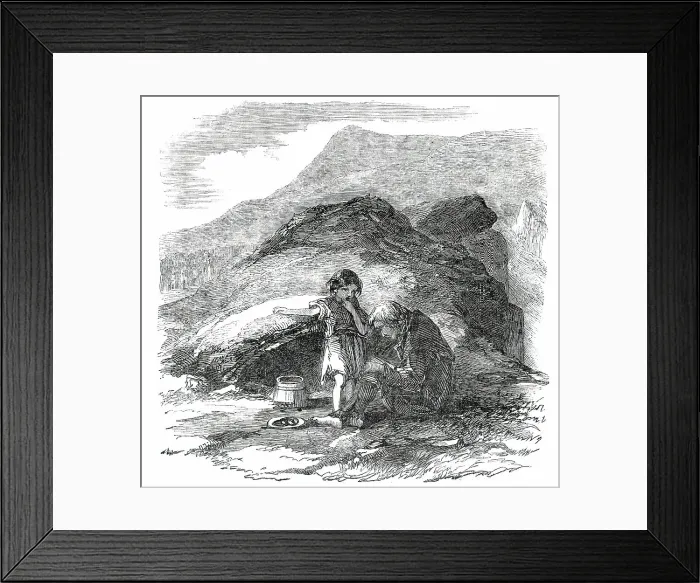 Framed Print : Keillines, near General Thompson's Property, 1850. Creator: Unknown Framed Print : Keillines, near General Thompson's Property, 1850. Creator: Unknown