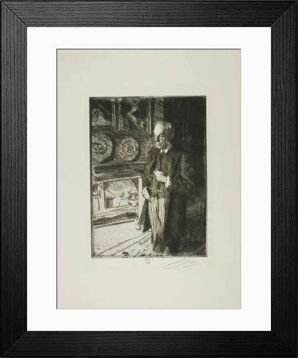 Framed Print : Henry Marquand, 1893. Creator: Anders Leonard Zorn Framed Print : Henry Marquand, 1893. Creator: Anders Leonard Zorn