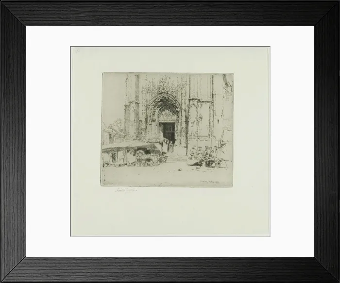 Framed Print : Neufchatel en Bray, 1905. Creator: Charles John Watson Framed Print : Neufchatel en Bray, 1905. Creator: Charles John Watson