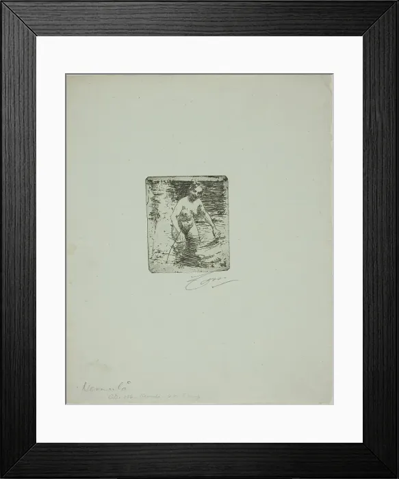 Framed Print : Hemulå I, 1906. Creator: Anders Leonard Zorn Framed Print : Hemulå I, 1906. Creator: Anders Leonard Zorn