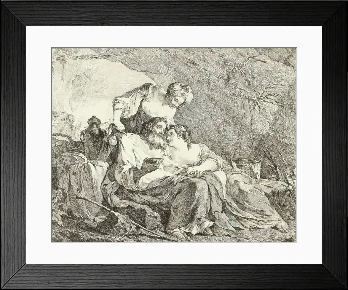 Framed Print : Said Mayor Filarum, 1748. Creator: Joseph-Marie Vien the Elder Framed Print : Said Mayor Filarum, 1748. Creator: Joseph-Marie Vien the Elder
