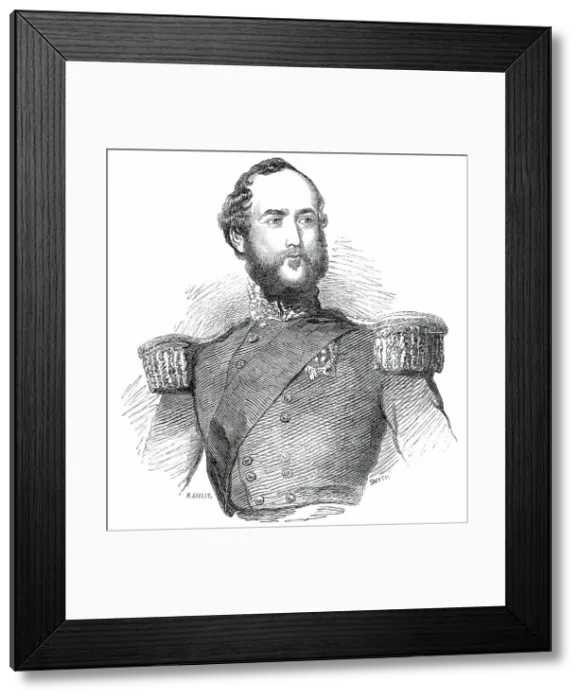 Framed Print : George William Frederick Charles, Duke of Cambridge... 1850. Creator: Smyth