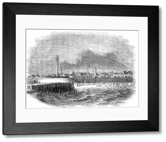 Framed Print : Ostend, 1850. Creator: Unknown Framed Print : Ostend, 1850. Creator: Unknown
