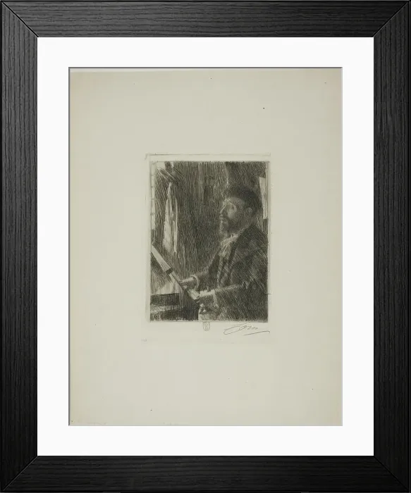 Framed Print : J.B. Faure, 1891. Creator: Anders Leonard Zorn Framed Print : J.B. Faure, 1891. Creator: Anders Leonard Zorn