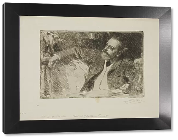 Antonin Proust, 1889. Creator: Anders Leonard Zorn