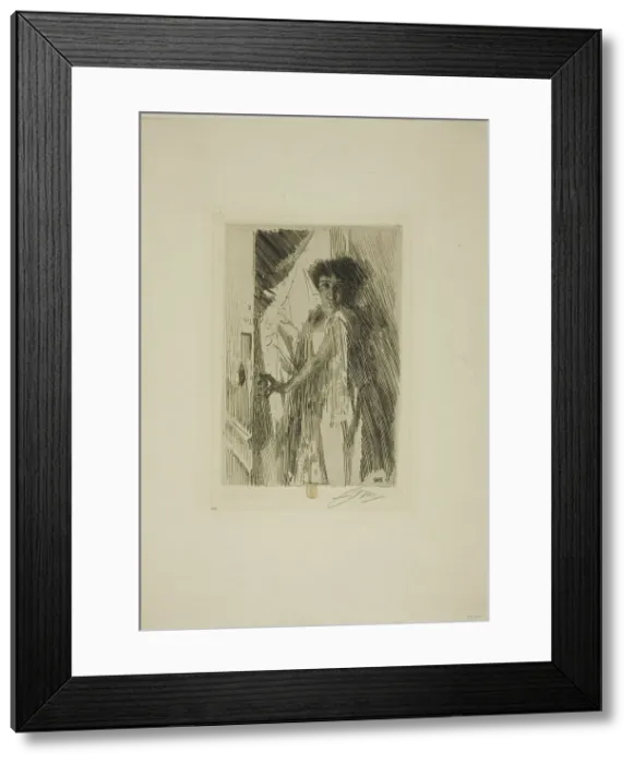 Framed Print : Rosita Mauri, 1889. Creator: Anders Leonard Zorn Framed Print : Rosita Mauri, 1889. Creator: Anders Leonard Zorn