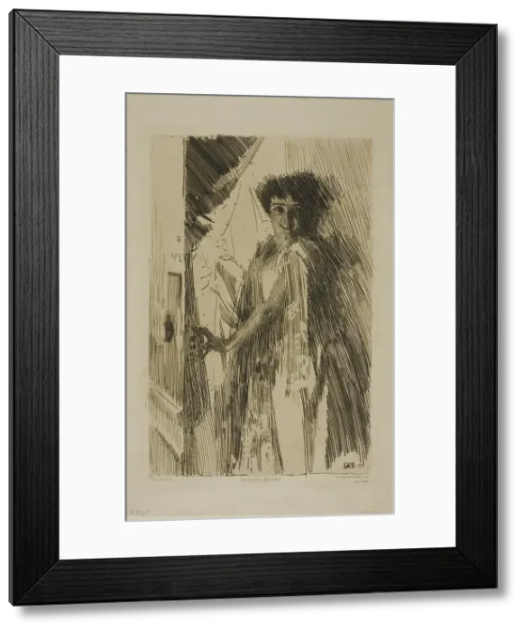 Framed Print : Rosita Mauri, 1889. Creator: Anders Leonard Zorn Framed Print : Rosita Mauri, 1889. Creator: Anders Leonard Zorn