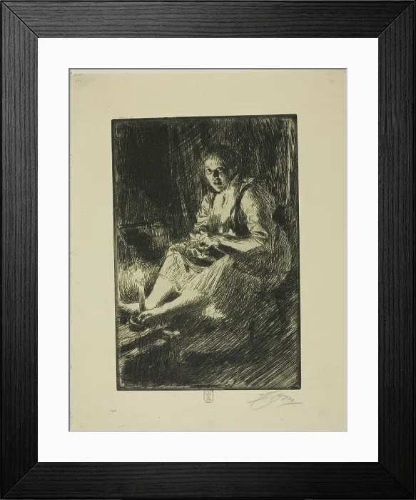 Framed Print : Ida, 1905. Creator: Anders Leonard Zorn Framed Print : Ida, 1905. Creator: Anders Leonard Zorn