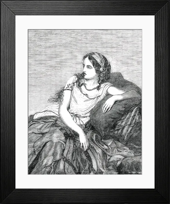 Framed Print : Myrrha - painted by H. O'Neil, 1850. Creator: Unknown Framed Print : Myrrha - painted by H. O'Neil, 1850. Creator: Unknown