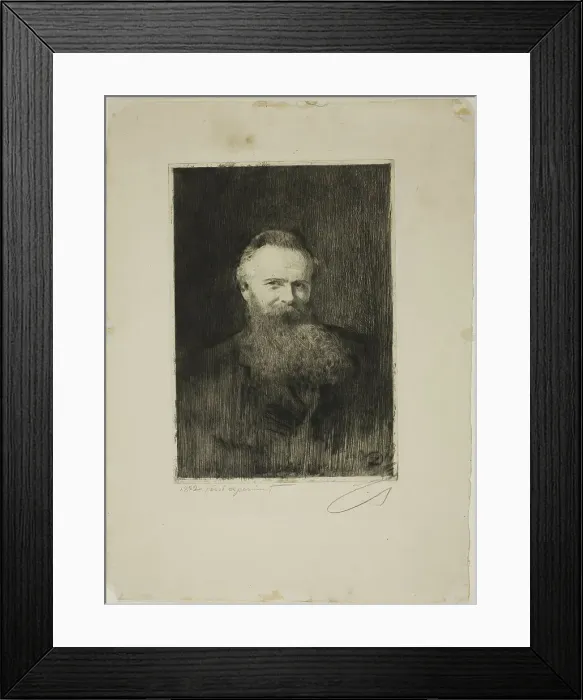 Framed Print : Axel Herman Haig II, 1882. Creator: Anders Leonard Zorn Framed Print : Axel Herman Haig II, 1882. Creator: Anders Leonard Zorn
