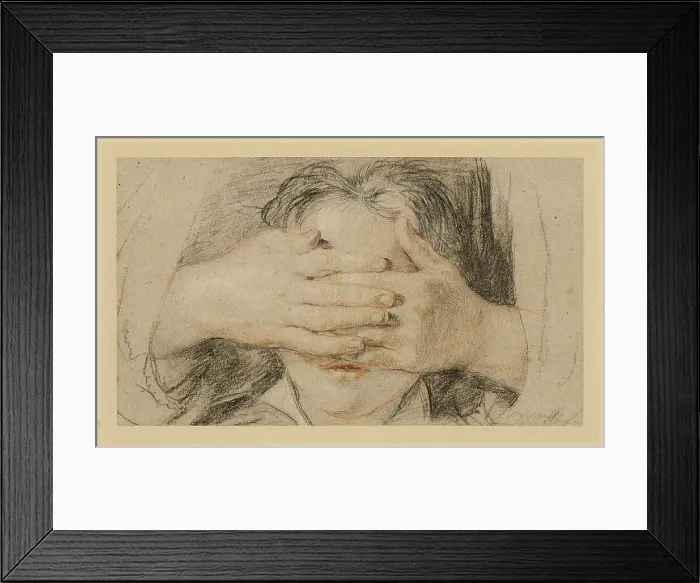 Framed Print : Guess My Name, 1821. Creator: David Wilkie Framed Print : Guess My Name, 1821. Creator: David Wilkie
