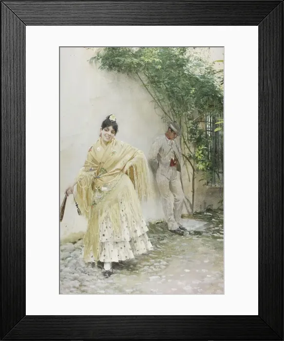 Framed Print : Seville, 1887. Creator: Anders Leonard Zorn