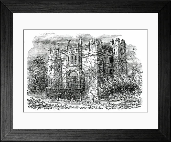 Framed Print : Borstall Tower, 1850. Creator: Unknown Framed Print : Borstall Tower, 1850. Creator: Unknown