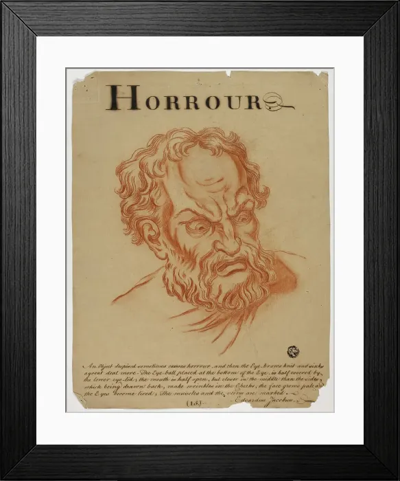 Framed Print : Horrour (sic), after 1698. Creator: Eduardus Jacobus Framed Print : Horrour (sic), after 1698. Creator: Eduardus Jacobus