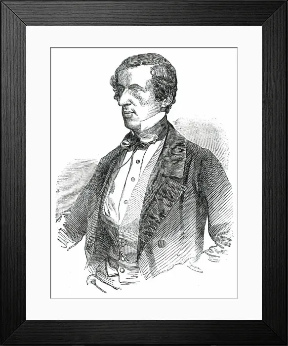 Framed Print : George Gore Ouseley Higgins, Esq. M.P. for Mayo, 1850. Creator: Unknown Framed Print : George Gore Ouseley Higgins, Esq. M.P. for Mayo, 1850. Creator: Unknown