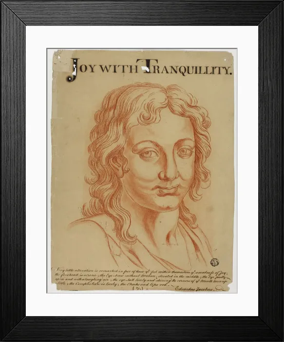 Framed Print : Joy with Tranquility, after 1698. Creator: Eduardus Jacobus Framed Print : Joy with Tranquility, after 1698. Creator: Eduardus Jacobus