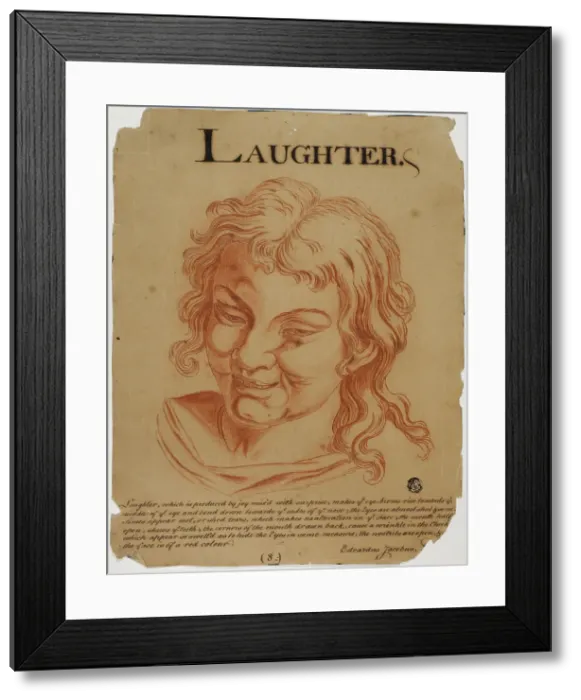 Framed Print : Laughter, after 1698. Creator: Eduardus Jacobus Framed Print : Laughter, after 1698. Creator: Eduardus Jacobus