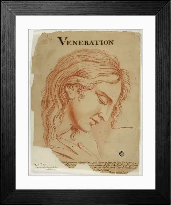 Framed Print : Veneration, after 1698. Creator: Eduardus Jacobus Framed Print : Veneration, after 1698. Creator: Eduardus Jacobus