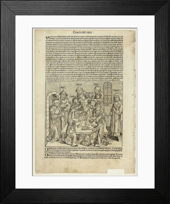 Framed Print : The Martyrdom of Saint Simon of Trent from Schedel Weltchronik (Schedel's World... 1929. Creator: Michael Wolgemut) Framed Print : The Martyrdom of Saint Simon of Trent from Schedel Weltchronik (Schedel's World... 1929. Creator: Michael Wolgemut)