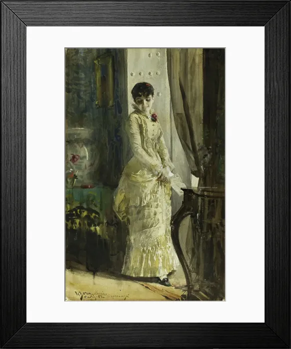 Framed Print : Esperanza, 1882. Creator: Anders Leonard Zorn Framed Print : Esperanza, 1882. Creator: Anders Leonard Zorn