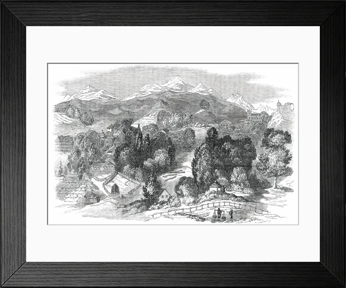 Framed Print : Darjeeling, or The Bright Spot, 1850. Creator: Unknown. Darjeeling, or The Bright Spot, 1850. Creator: Unknown Framed Print : Darjeeling, or The Bright Spot, 1850. Creator: Unknown. Darjeeling, or The Bright Spot, 1850. Creator: Unknown