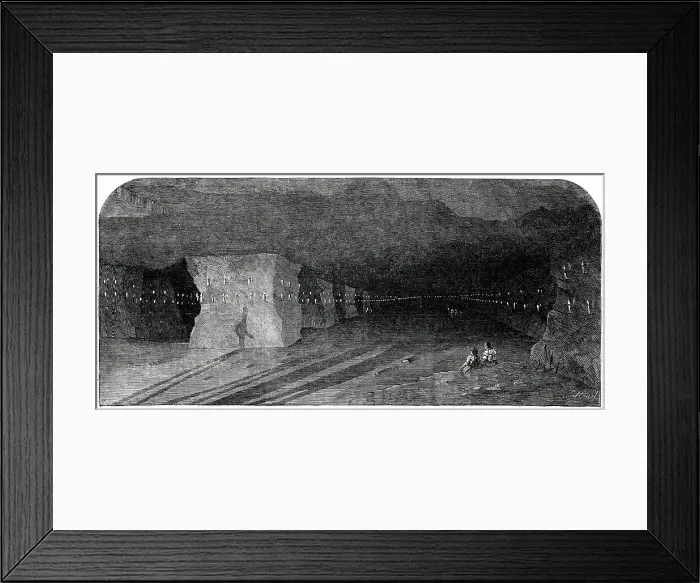 Framed Print : Regent-Street - Marston Salt-Pit, 1850. Creator:s Read Framed Print : Regent-Street - Marston Salt-Pit, 1850. Creator:s Read