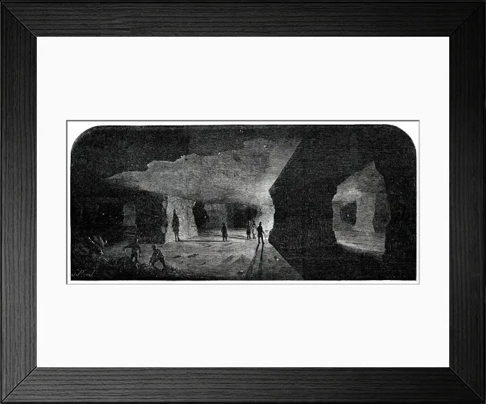 Framed Print : The Marston Salt-Pit, 1850. Creator:s Read Framed Print : The Marston Salt-Pit, 1850. Creator:s Read